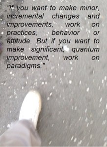 Paradigms are so powerful to change, title image.